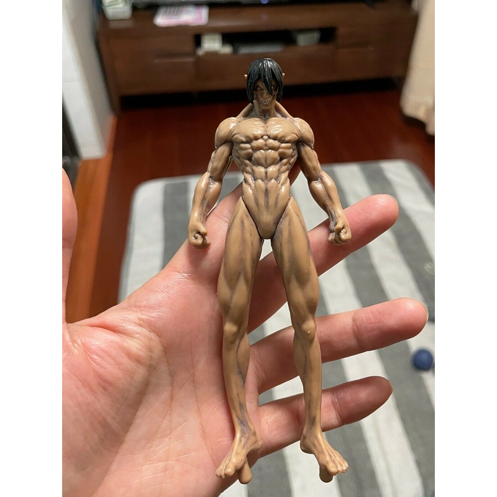 Action Figure Anime Attack on Titan Eren Jaeger Giant ver Mainan Action Figure Bahan PVC Untuk Hadiah