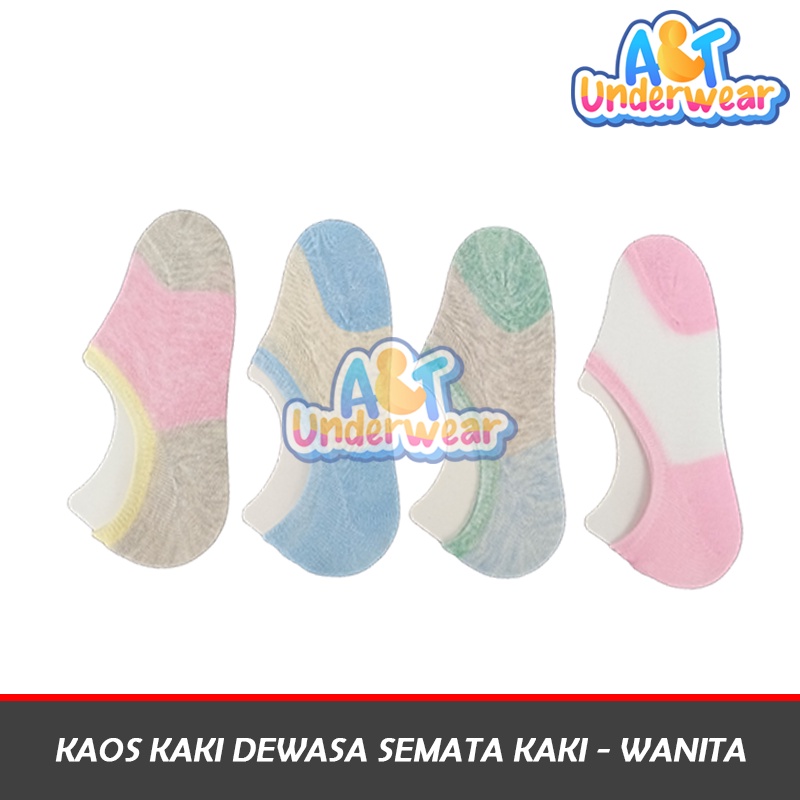 AT362-Kaos Kaki Sebawah Mata Kaki Dewasa/Kaos Kaki Pendek/Low Socks