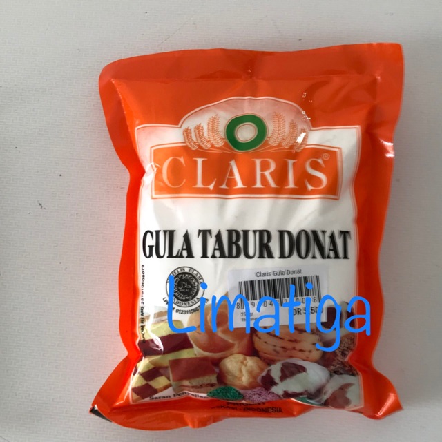 

Claris Gula halus tabur donut 250 gram