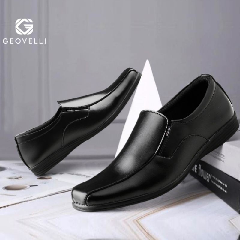 Sepatu Kerja Pria Kulit Sepatu Pantofel Pria Casual Formal Dinas Guru Pesta Bisnis PROMO TERBARU