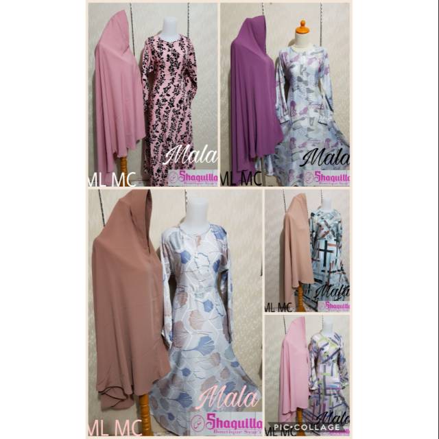 Gamis Maxmara Lux MALA //Set Gamis Maxmara
