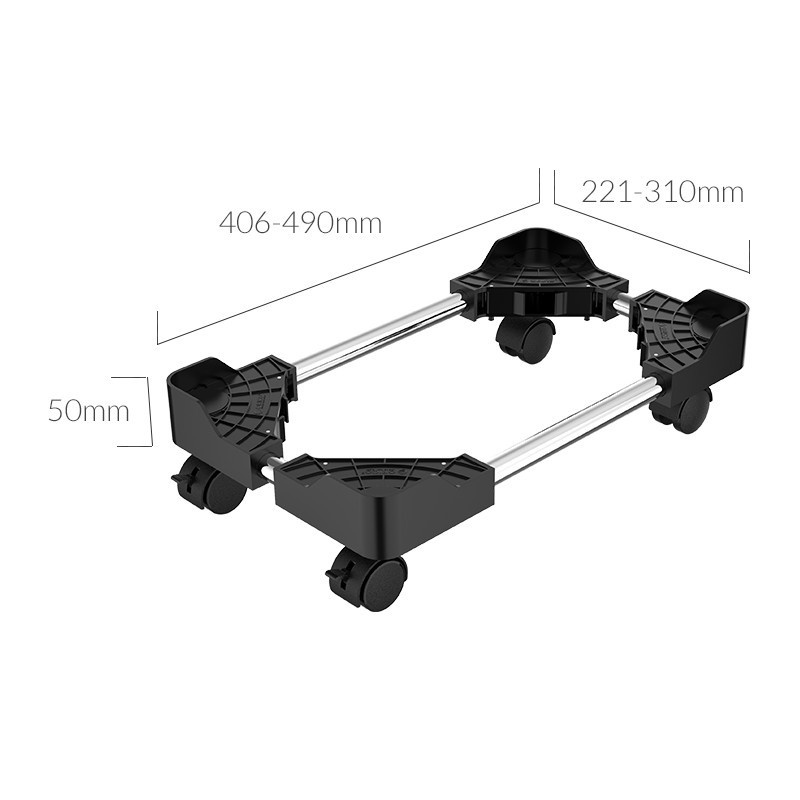 ORICO CPB4 Adjustable Computer Case Bracket with Wheels