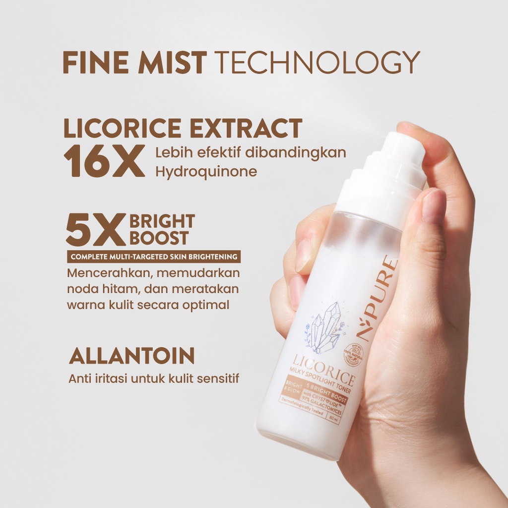 READY NPURE LICORICE MILKY SPOTLIGHT TONER