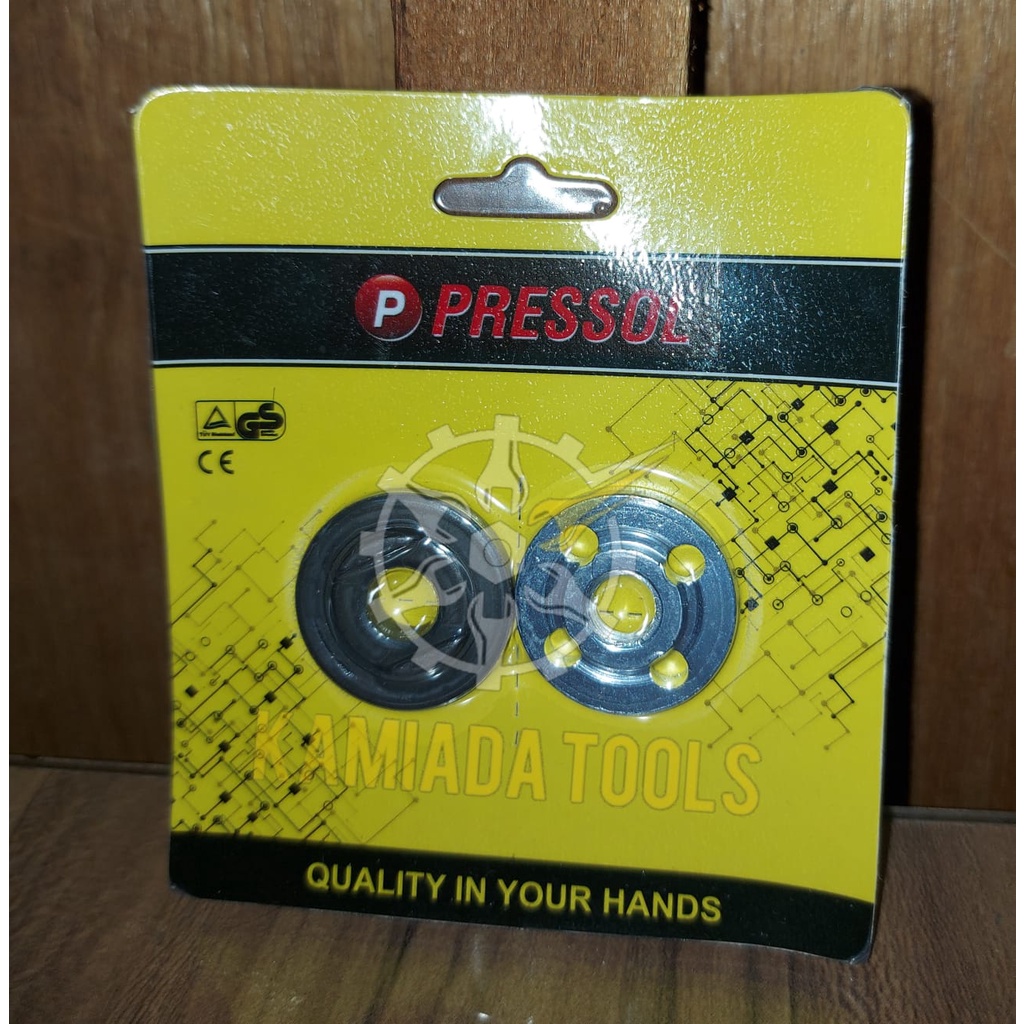 Pressol mur flange utk mesin gerinda/mur gerinda wrn hitam putih