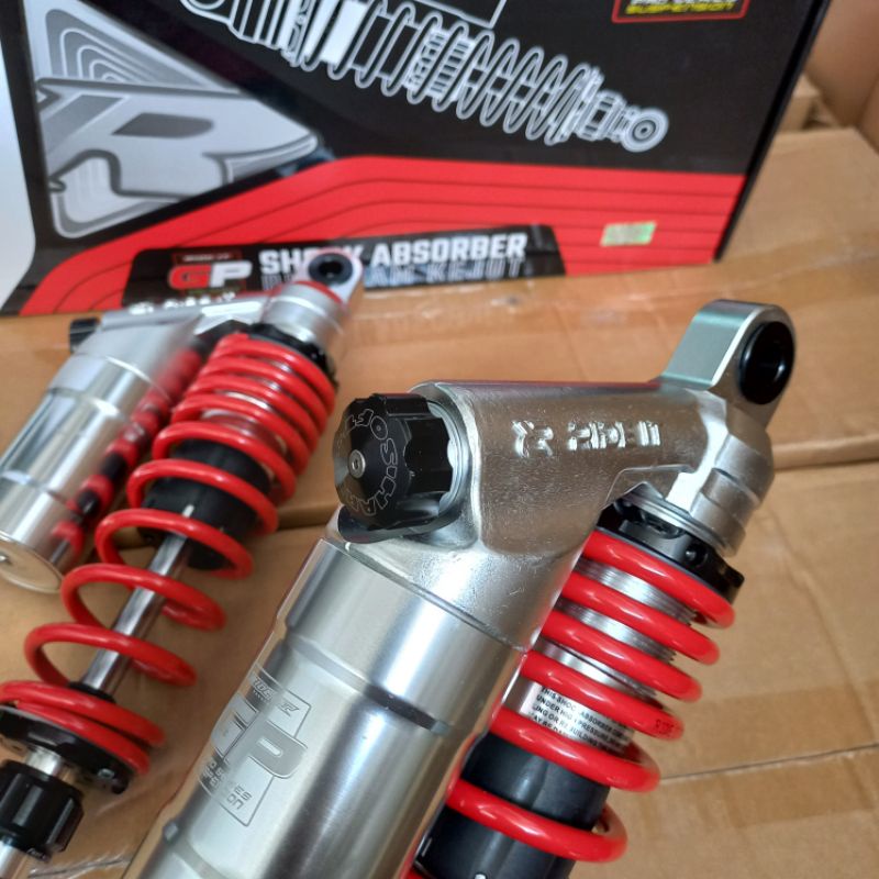 Shock Tabung Ride IT GP 277 RDC Double 320 340 mm Klik Shockbreaker Skok Belakang Tabung CB GL MP RX King Supra X 32 34 cm