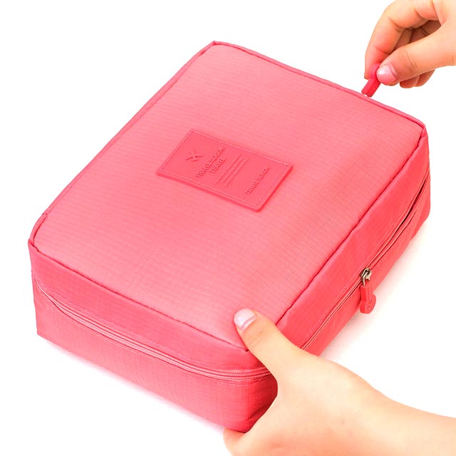 Tas Travel Bag in Bag Organizer untuk Kosmetik Alat Makeup dan Sabun Tahan Air Waterproof