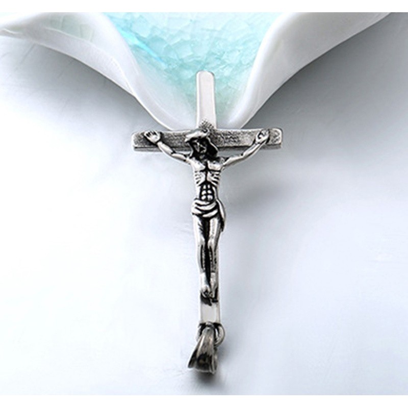 Kalung Yesus Terbalik Jesus Cross Pendant Salib Yesus Terbalik