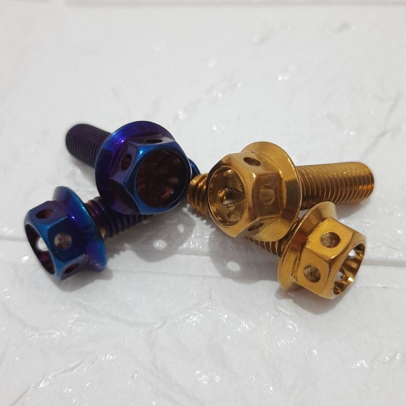 BAUT PROBOLT SAMBUNGAN BREKET KE BOTTOM SHOCK BEAT SONIC NINJA SUPRA SATRIA FU