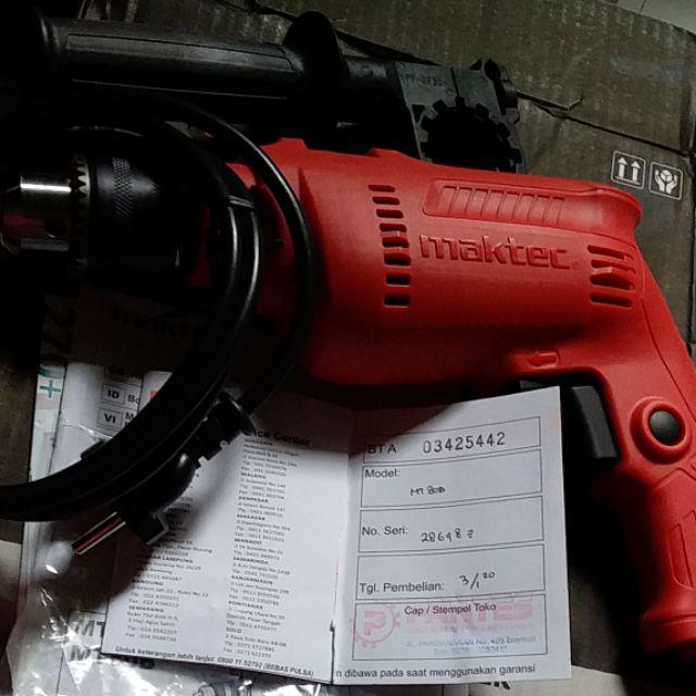 Maktec Mt80b Mesin Bor Listrik Besi 16mm Beton Tembok Mt-80b / Mt 80 B