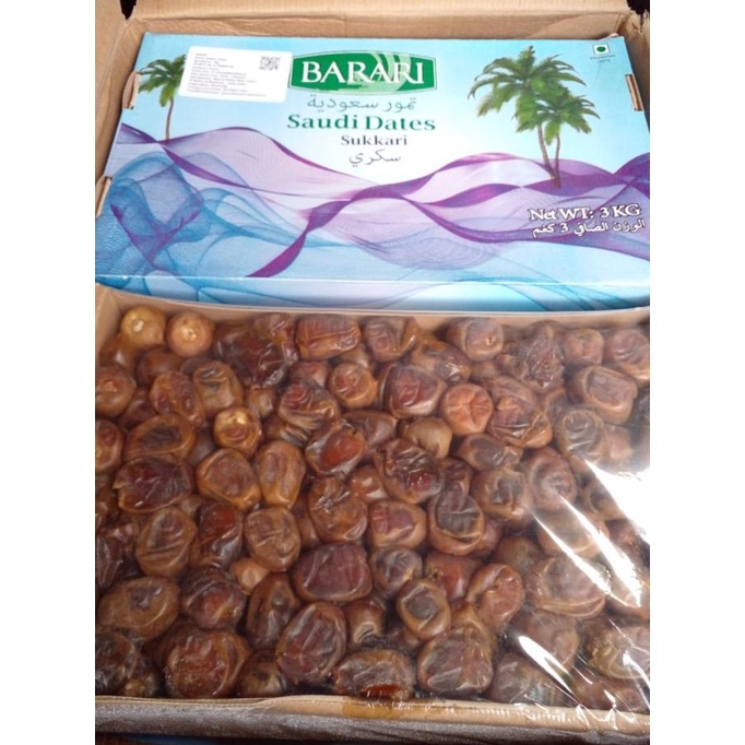 

] Kurma Sukkari Barari 3kg - Kurma Sukari kemasan 3kg per dus