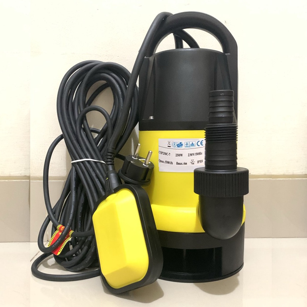 Pompa Celup air kotor kolam ikan 250 Watt - Submersible pump