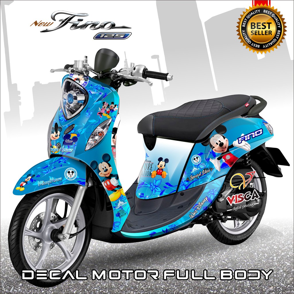 Jual Sticker Decal Fino 125 Full Body Dekal Fino Fi Full Body Dashboard Mickey Mouse Indonesia Shopee Indonesia