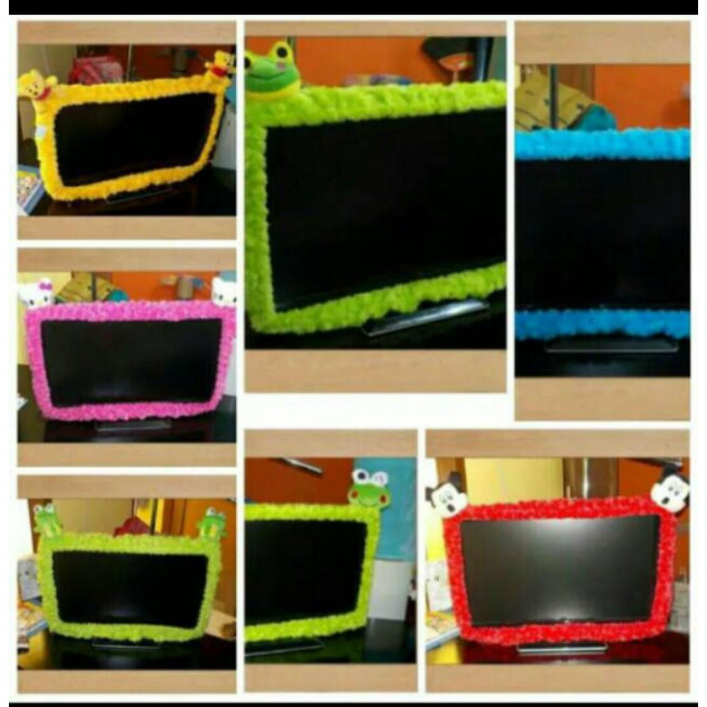 BANDO TV 19-32 INCH SARUNG / Cover TV untuk LCD Monitor LED bahan rasfur