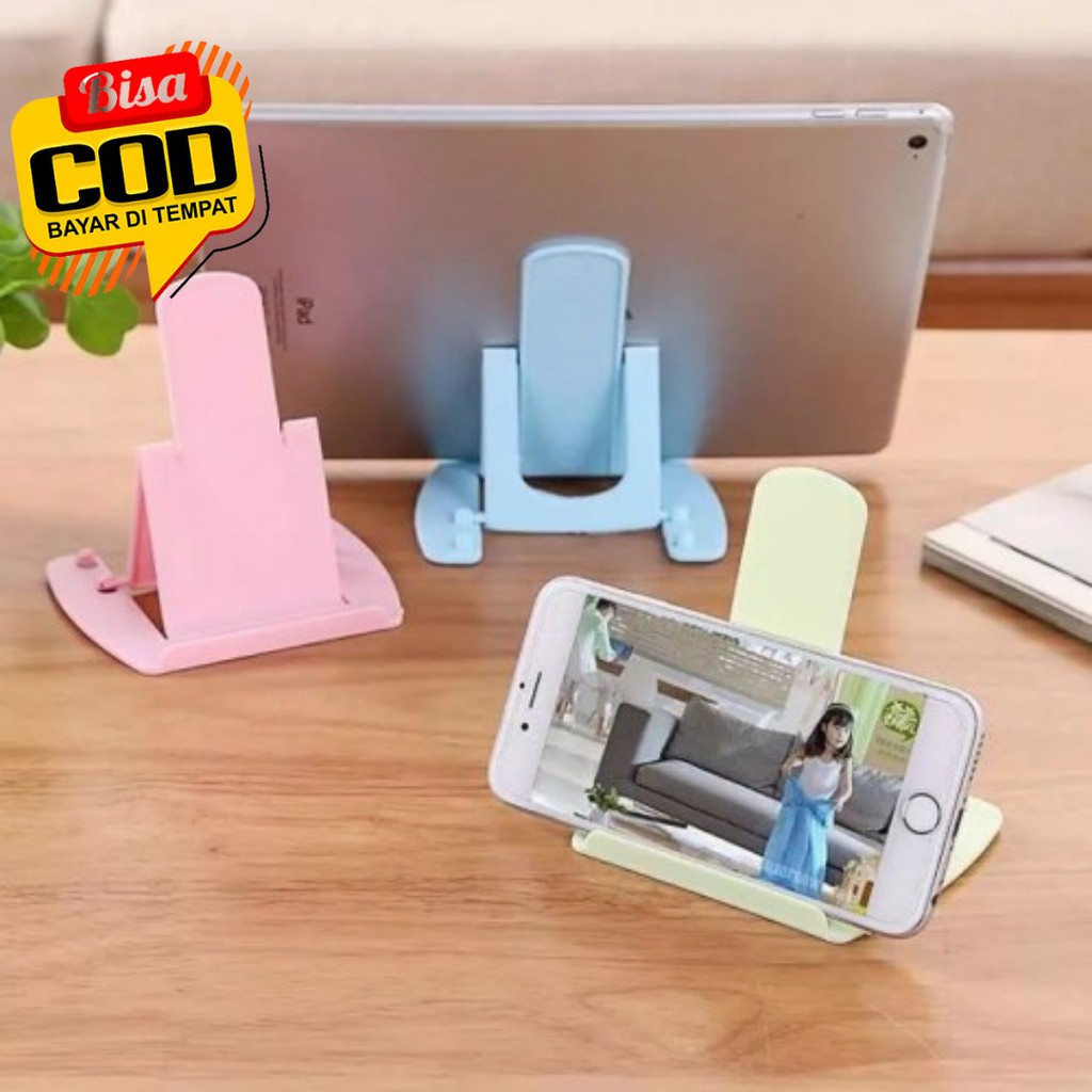 [COD] Stand Handphone, Stand HP, Penyangga Hp Lipat, Sandaran Hp Ipad Tablet, Stand Holder Mini Hp