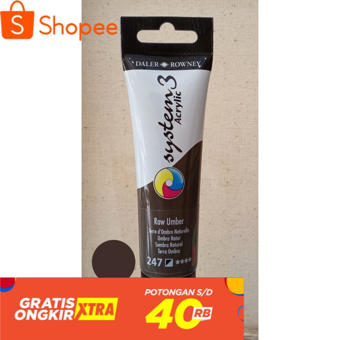 

Cat Akrilik System 3 59 ml warna Raw Umber