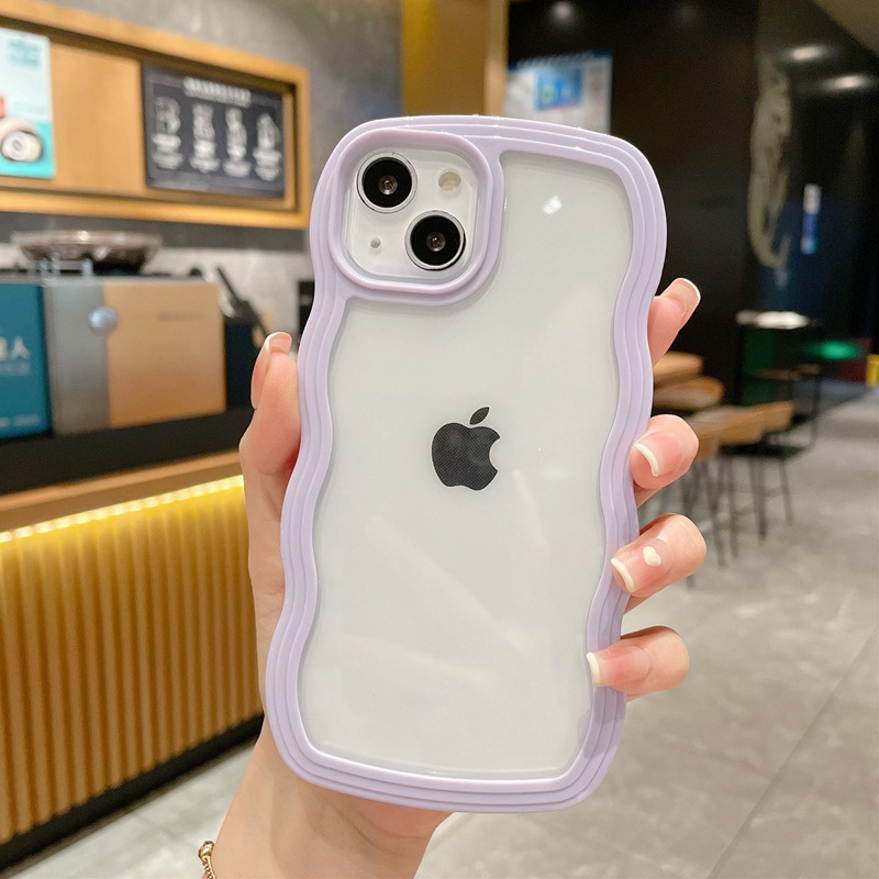 Soft Case Silikon Transparan 5 Warna Untuk Iphone 11 12 13 Pro Max Xr XS Max