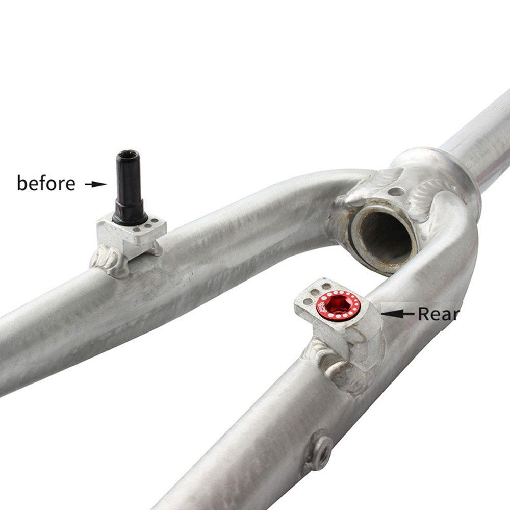 Nanas1 /2/4pcs Baut Sekrup Sepeda M10 * 1.25 Rem Post Aluminium Alloy MTB Fixed Gear