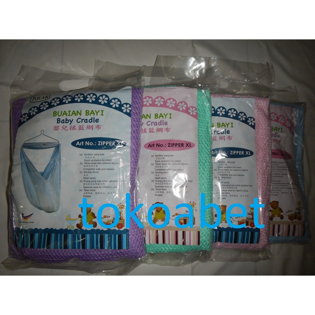 Kain Ayunan Bayi Zipper Ukuran XL/Jumbo untuk kapasitas lebih besar &amp; luas #tokoabet