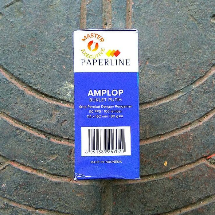 [Pak - 100 lembar] Paperline / PPL Amplop Putih Polos 110 PPS / 114 x 162 mm