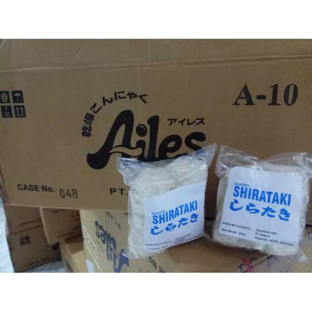 

Mie Kering Shirataki Dry Shirataki isi 50 khusus Gojek