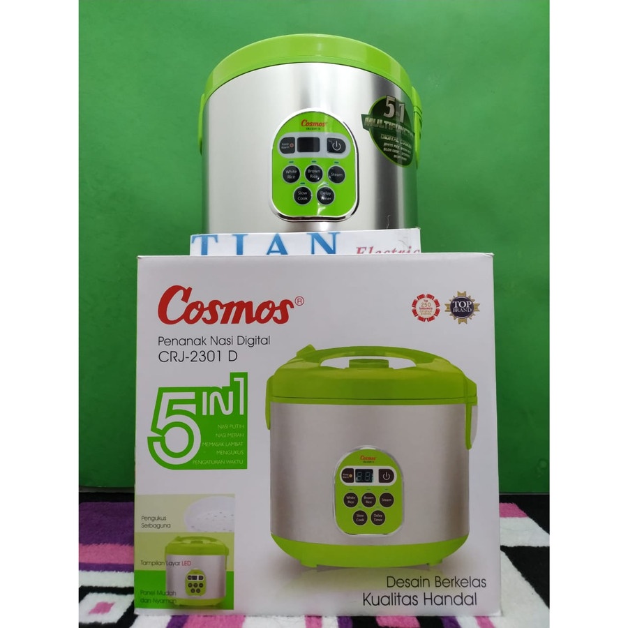 COSMOS CRJ-2301D MagicCom/Rice Cooker 5IN1 Digital