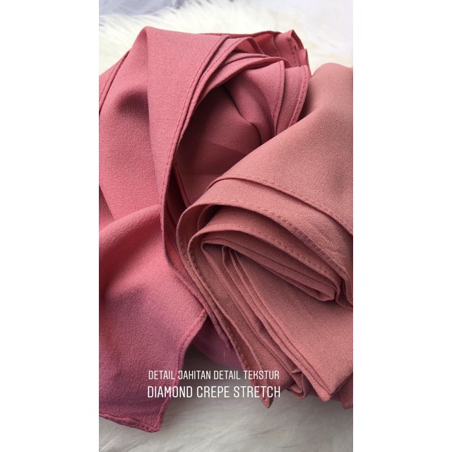 Pashmina Crepe Diamond Italiano Stretch Sabyan UMAMA 100% ORIGINAL