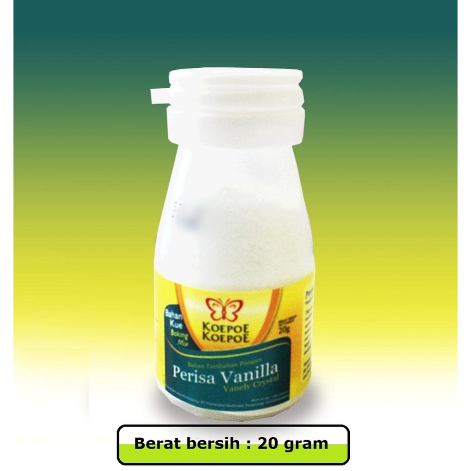 

Koepoe Koepoe Perisa Vanilla-Vanely Crystal 20g