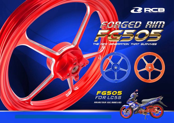 velg rcb fg 505 jupiter mx series forged rims