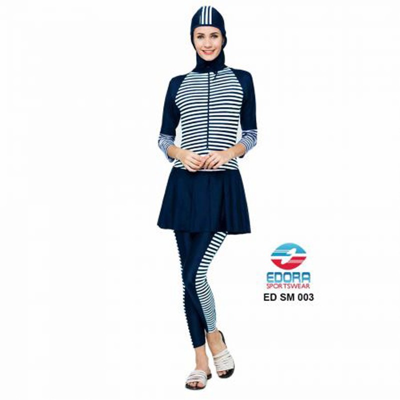 PROMO PROMO Baju Renang Wanita Muslimah ED SM 003, Baju Renang Edora, Edora Muslimah, Setelan Renang