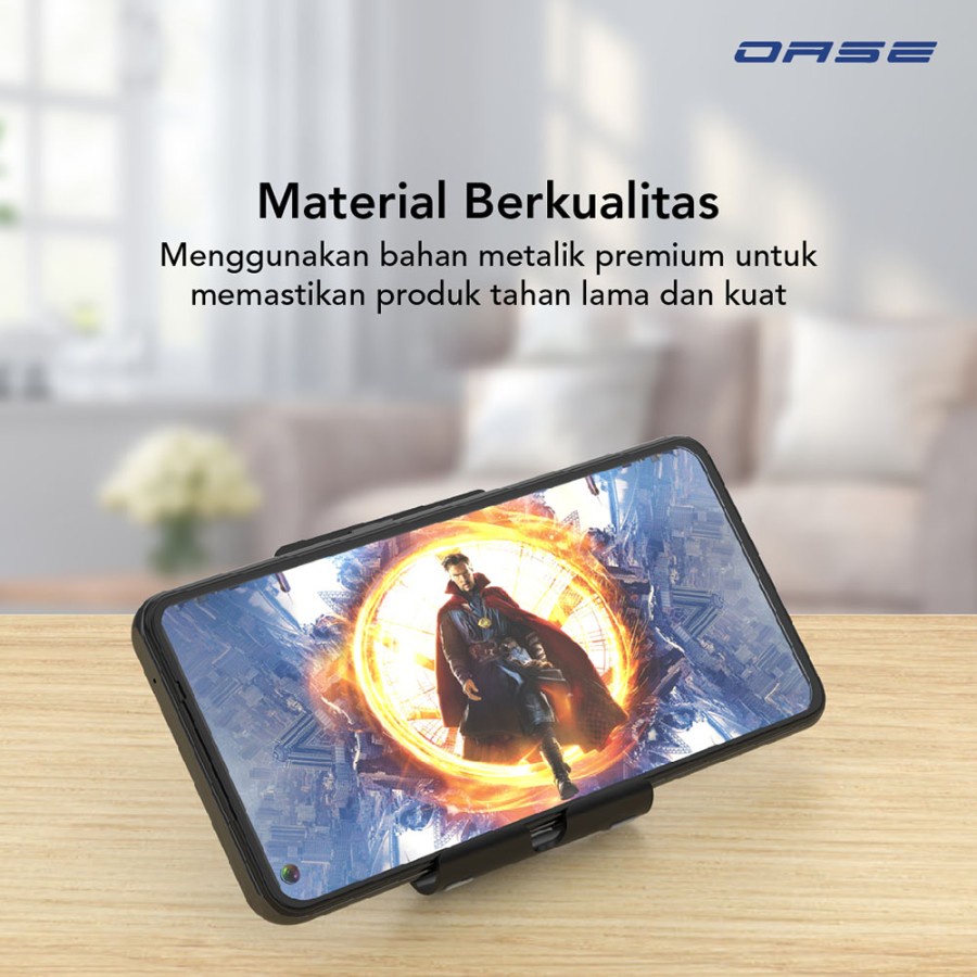 OASE Gadget Stand Phone Holder HP Tablet meja besi DM-D3 ORIGINAL