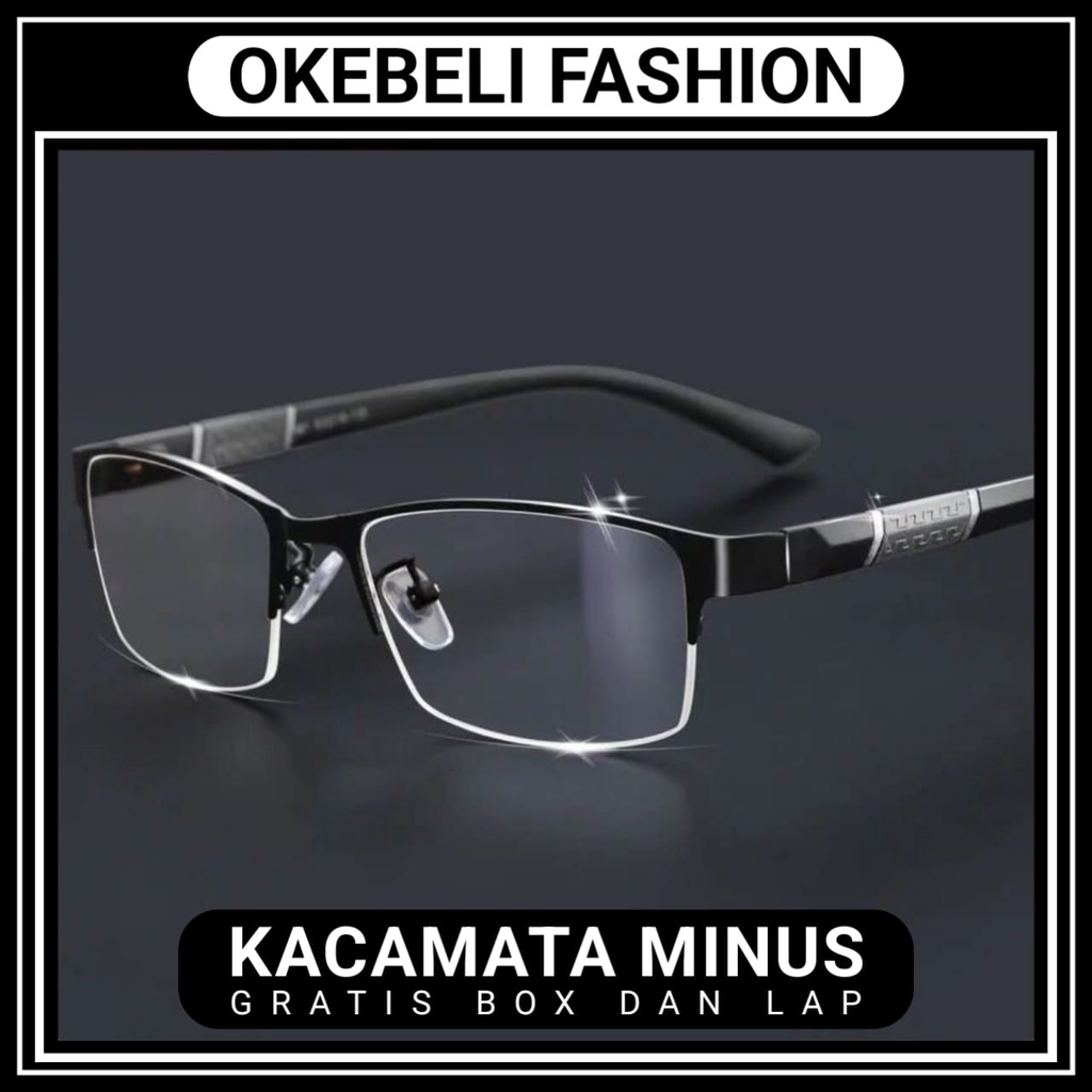 READY KACAMATA MINUS UNISEX FREM GANTUNG FASHION WANITA/PRIA MILENIAL