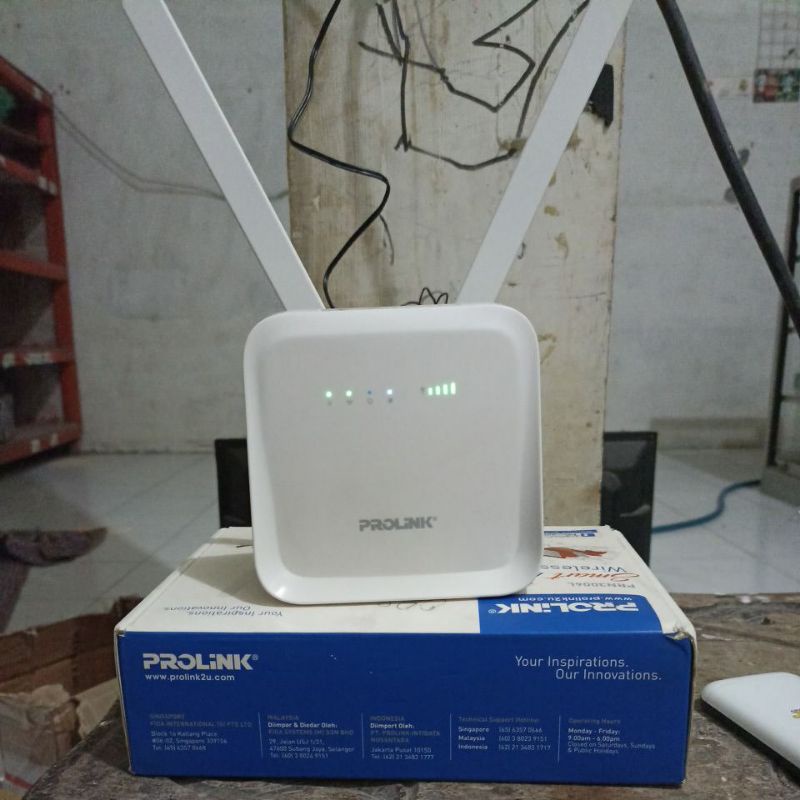 Modem Wirles Wifi 4G LTE PROLINK PRN3006L Like New