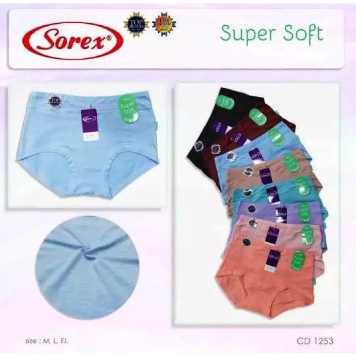 KL | CELANA DALAM SOREX COTTON RICH SUPER LEMBUT ART 1253 &amp; 1254