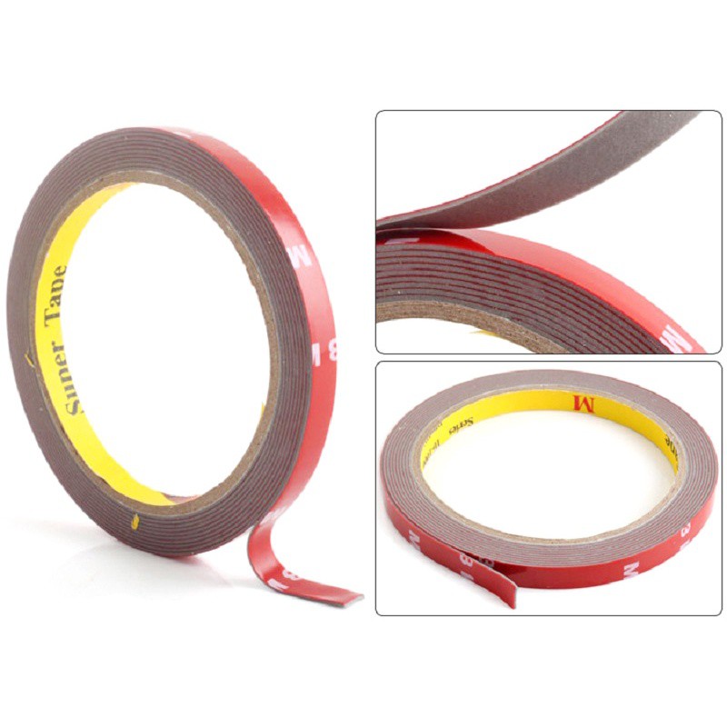 3M Double-Sided Tape Acrylic Foam Plastic - Selotip Lakban Kayu Akrilik Kaca Dekorasi Tempel Dinding