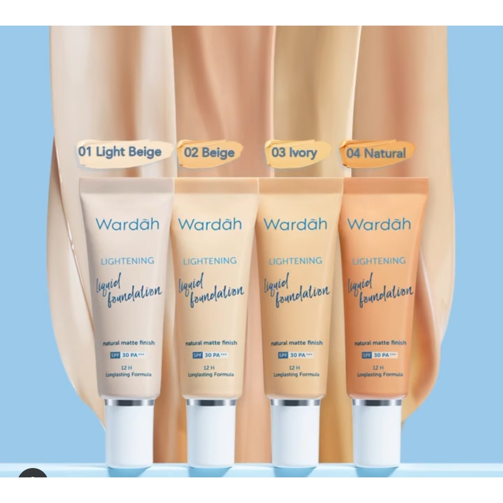 Wardah Lightening Liquid Foundation SPF 40 PA ++++