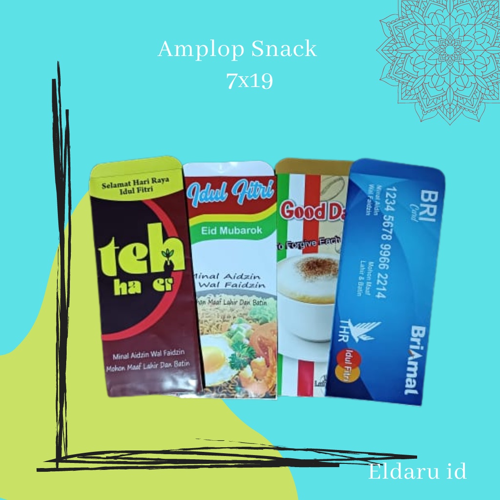 

amplop lebaran snack 7x19