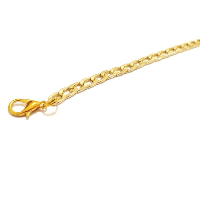 Zhu Golden Chain Bracelet Gelang Rantai Emas Imitasi