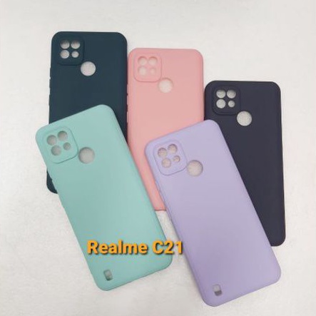 Case TPU Macaroon Warna Warni Realme C21