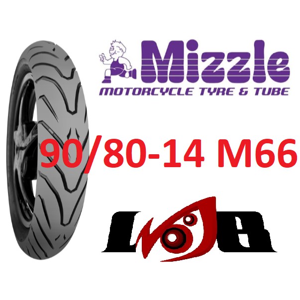 Mizzle 90/80-14 M66 Ban Tubeless Motor Matic Ring 14