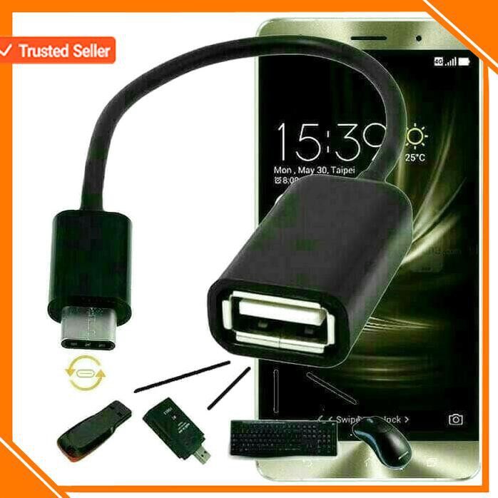 ACC HP KABEL OTG TYPE C XIAOMI SAMSUNG ASUS USB OTG TYPE C