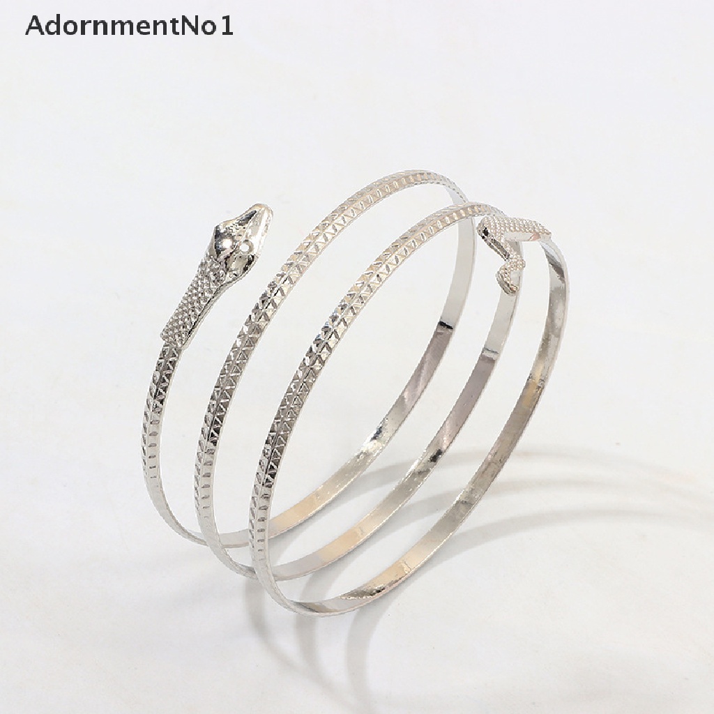 [AdornmentNo1] Punk Open Adjustable Snake Cuff Bracelet Women Gothic Wrist Bangles Jewelry Gift [new]