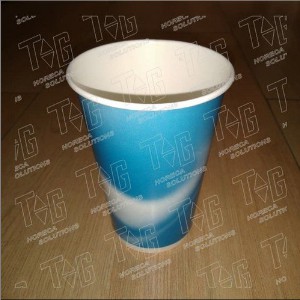 Paper Cold Cup 16 Oz motif awan atau blue nt isi 50 pcs
