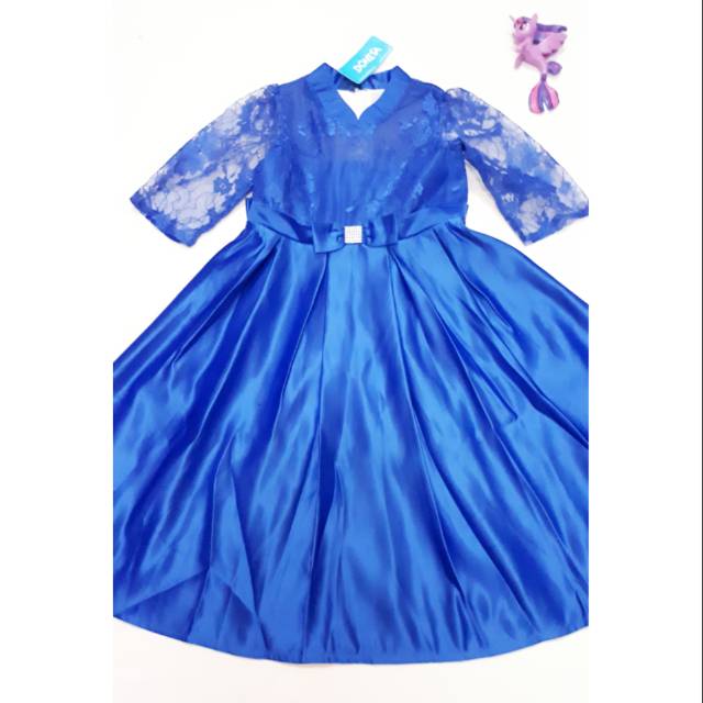 Gaun pesta anak sz 6 merk donita