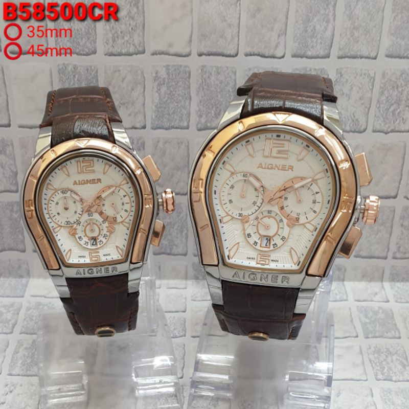 JAM TANGAN COUPLE AIGNER PALERMO CHRONO AKTIF