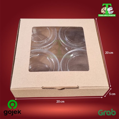 

Kardus Box Pizza Serbaguna | Karton Die Cut | Uk. 20x20x5 cm