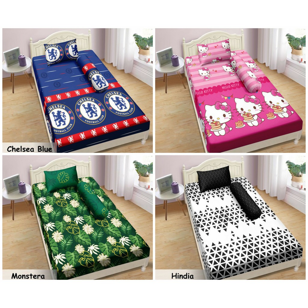 Sprei Lady Rose Ukuran Extra Single 120x200  Motif Kids - Bola - Minimalis - Flowers - Edisi 2