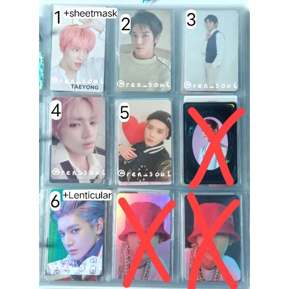 Pc TAEYONG nature republic summer vacation B2SK 2019 Cherry bomb chebom neozone c ver lenticular mak