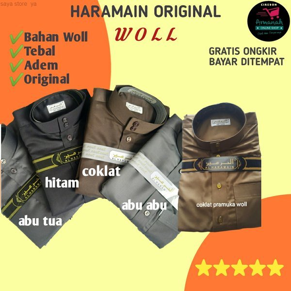 Jubah Al Haramain Woll Original