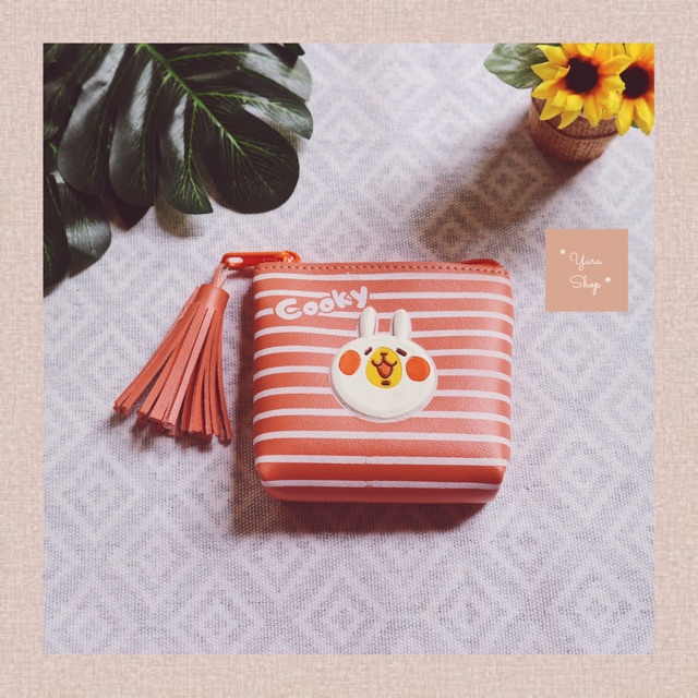 Dompet Koin Motif Cooky | Line Coin Wallet | Yurashop