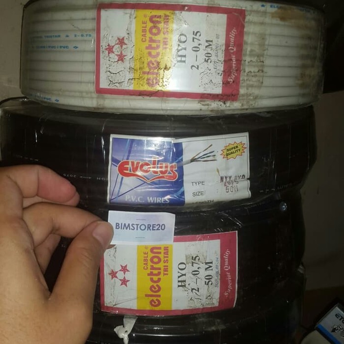 Kabel 2x0.75 kabel serabut 2x0,75